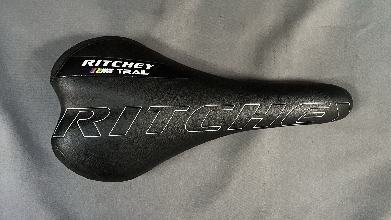 Ritchey WCS Trail Saddle 138mm CRN-Ti 7×7 Rails Rainbow Logo MTB Bike Seat