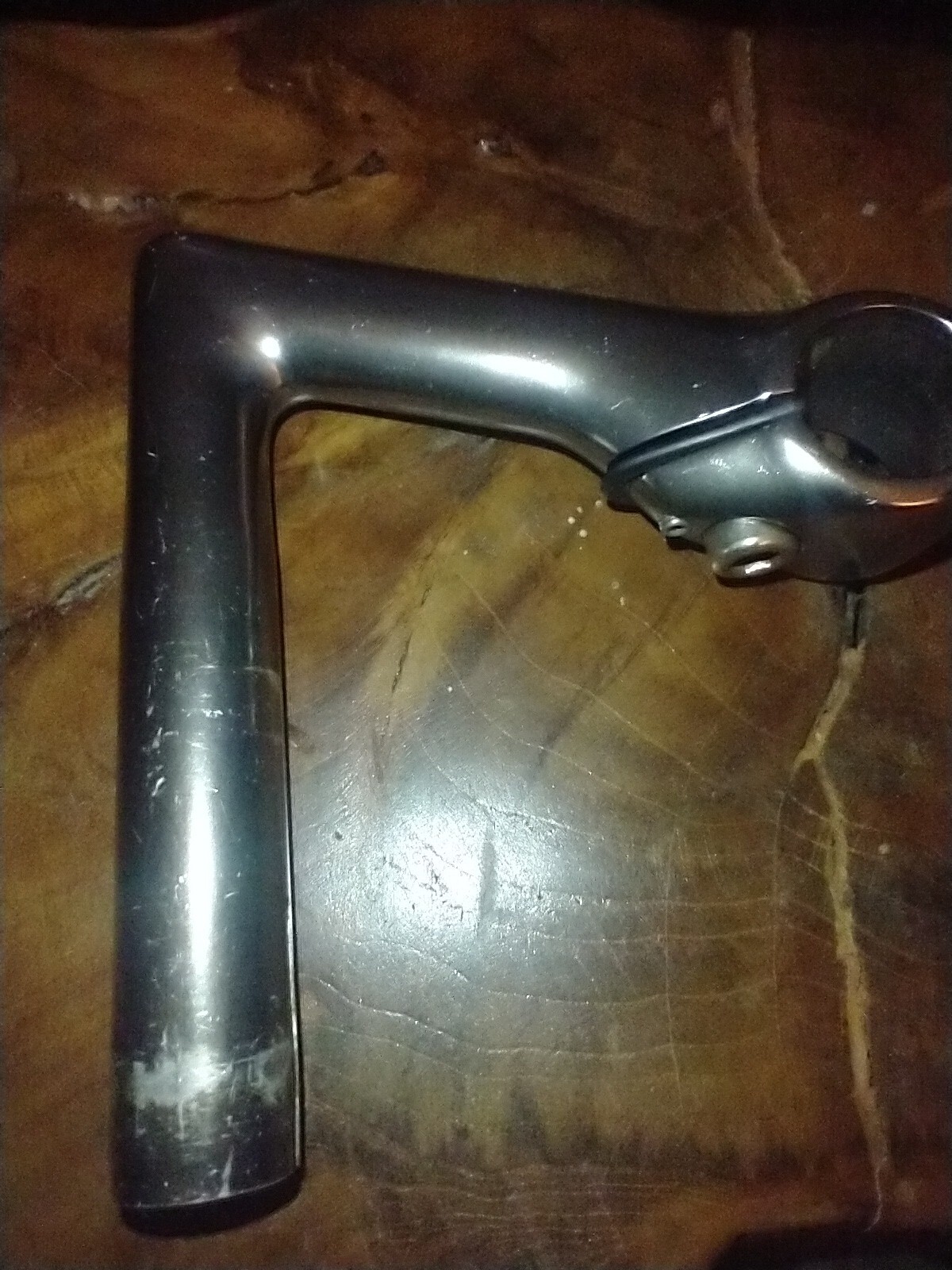 3ttt Vintage Record Quill Stem 110mm VGC Italia ST. 97 Anodized Grey