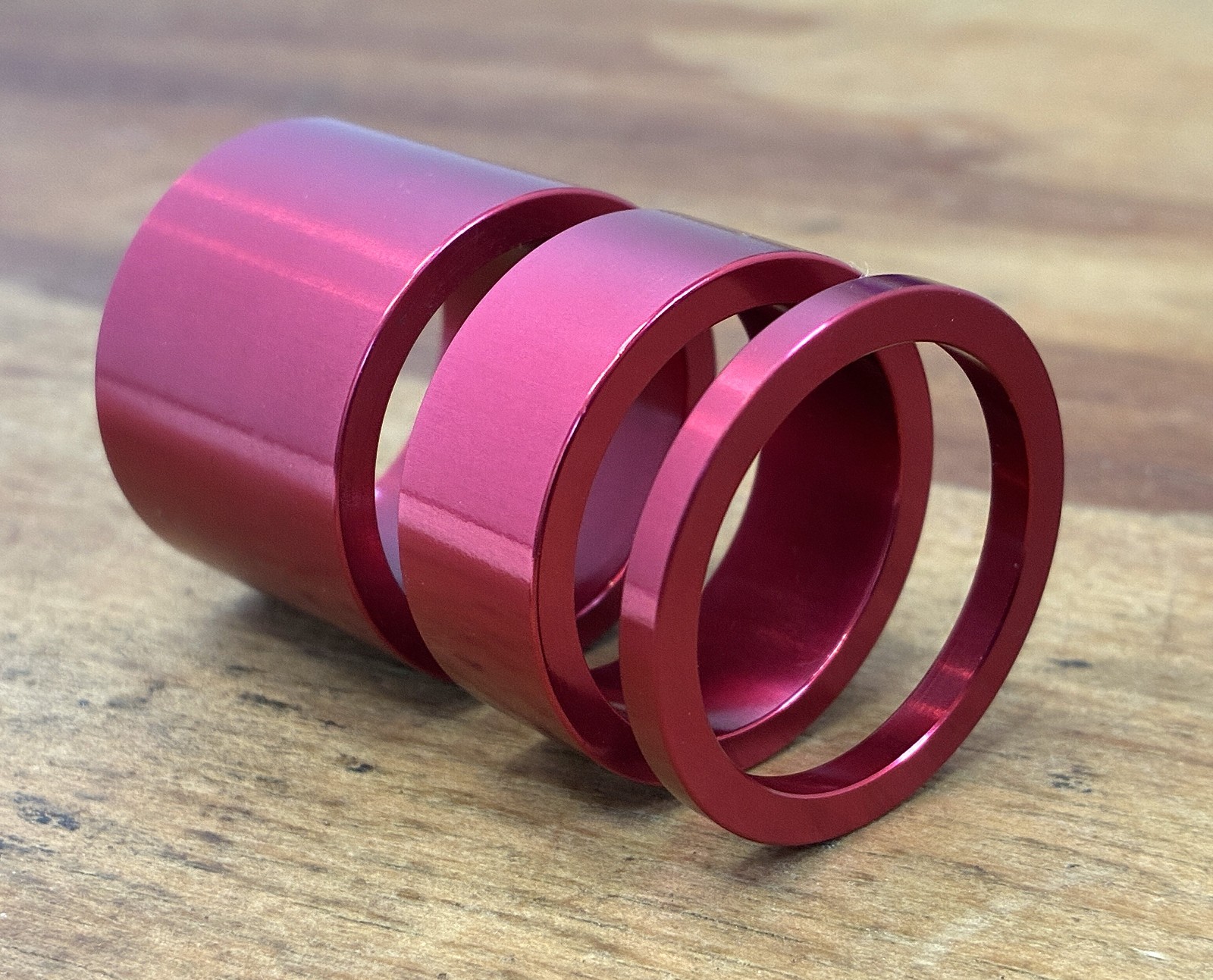NOS Chris King 1″ Spacers – Multiple Colors @ 3 – 6 – 12 – 25mm Made in USA