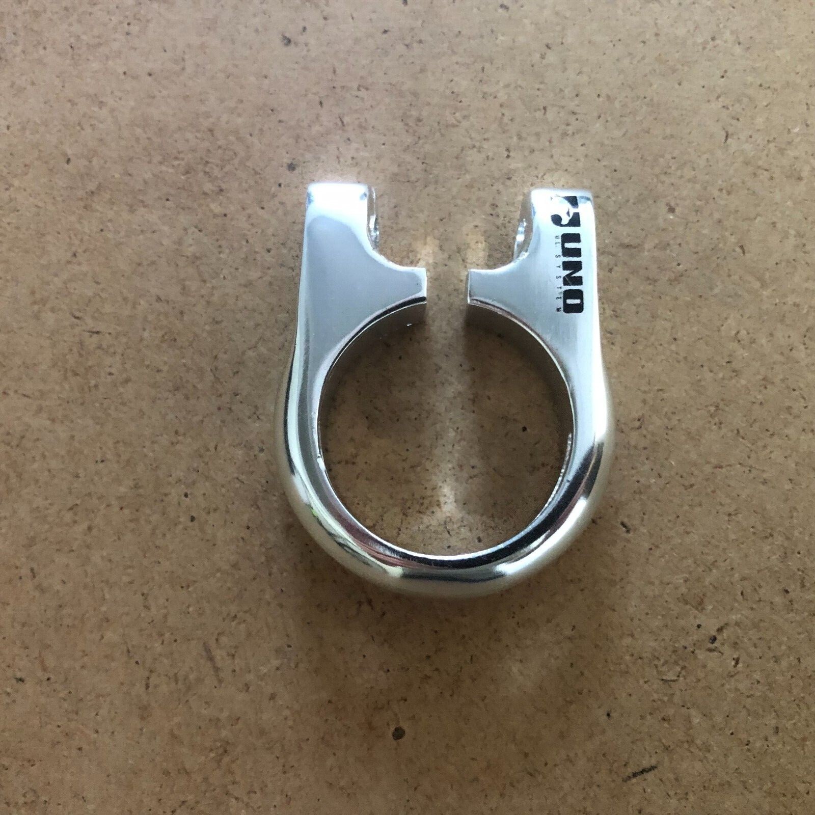 New Kalloy Bicycle Alloy Seat Post Clamp Without Bolt Anodized Silver