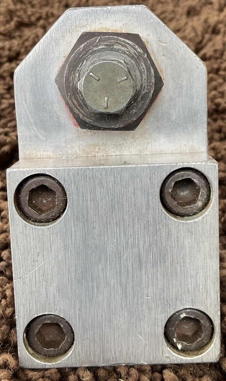 EARLY UNSTAMPED (1st Gen ) SILVER TUF-NECK BMX STEM