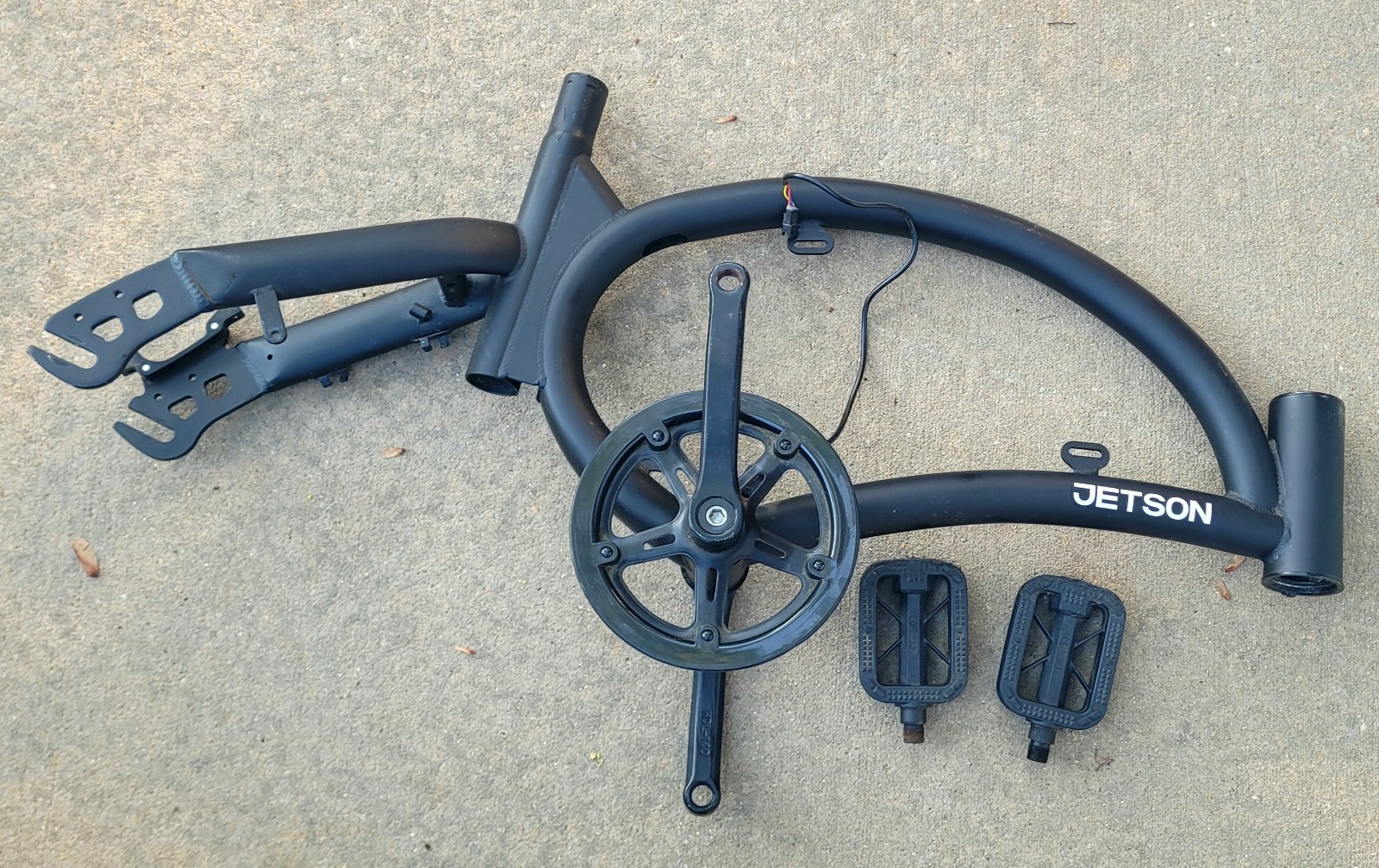 Jetson Bolt PRO Frame, Crank, Pedals assembly ﴾ BIKE PARTS ﴿‏