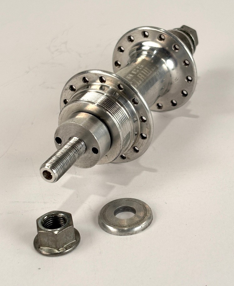 ACS Claws BMX Flip-Flop Rear Hub 28H ISO + Metric FW Thread Silver