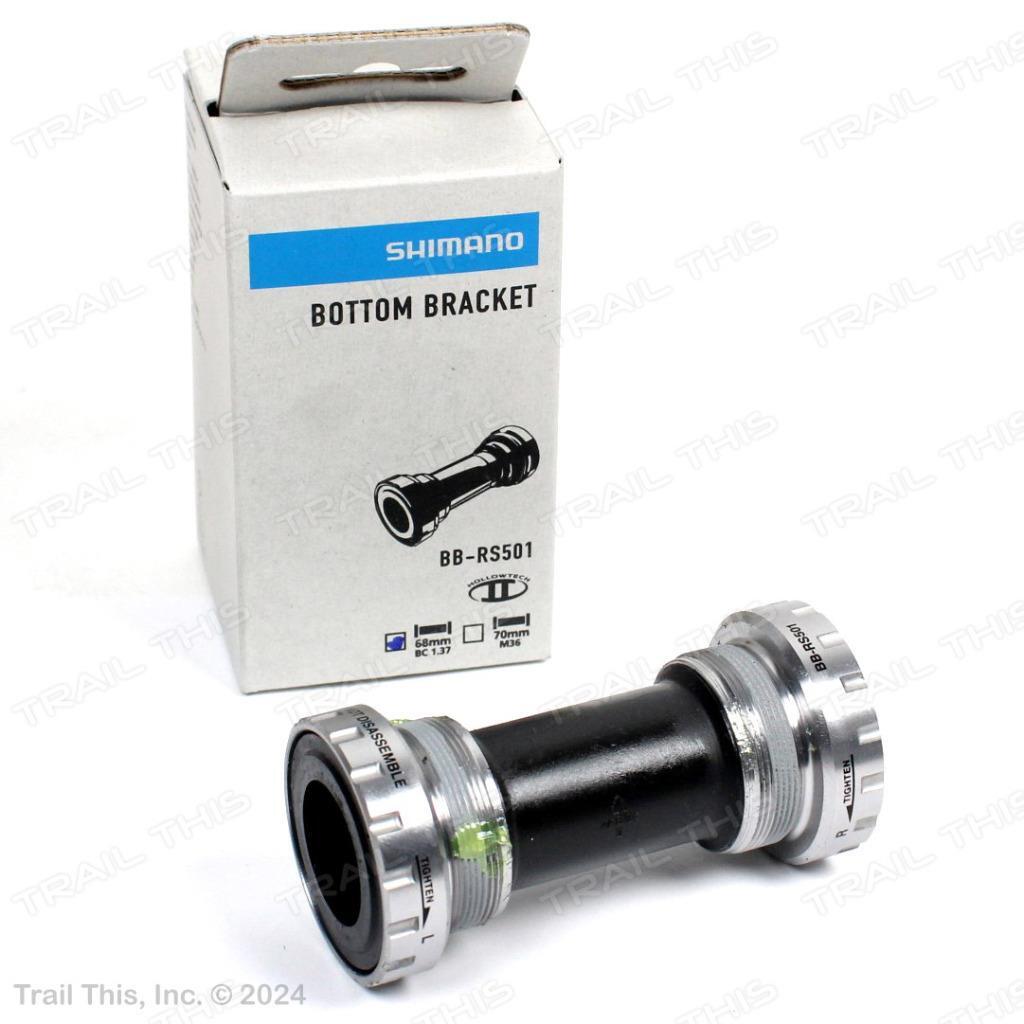 Shimano BB-RS501 68mm English Bottom Bracket Hollowtech II – Silver