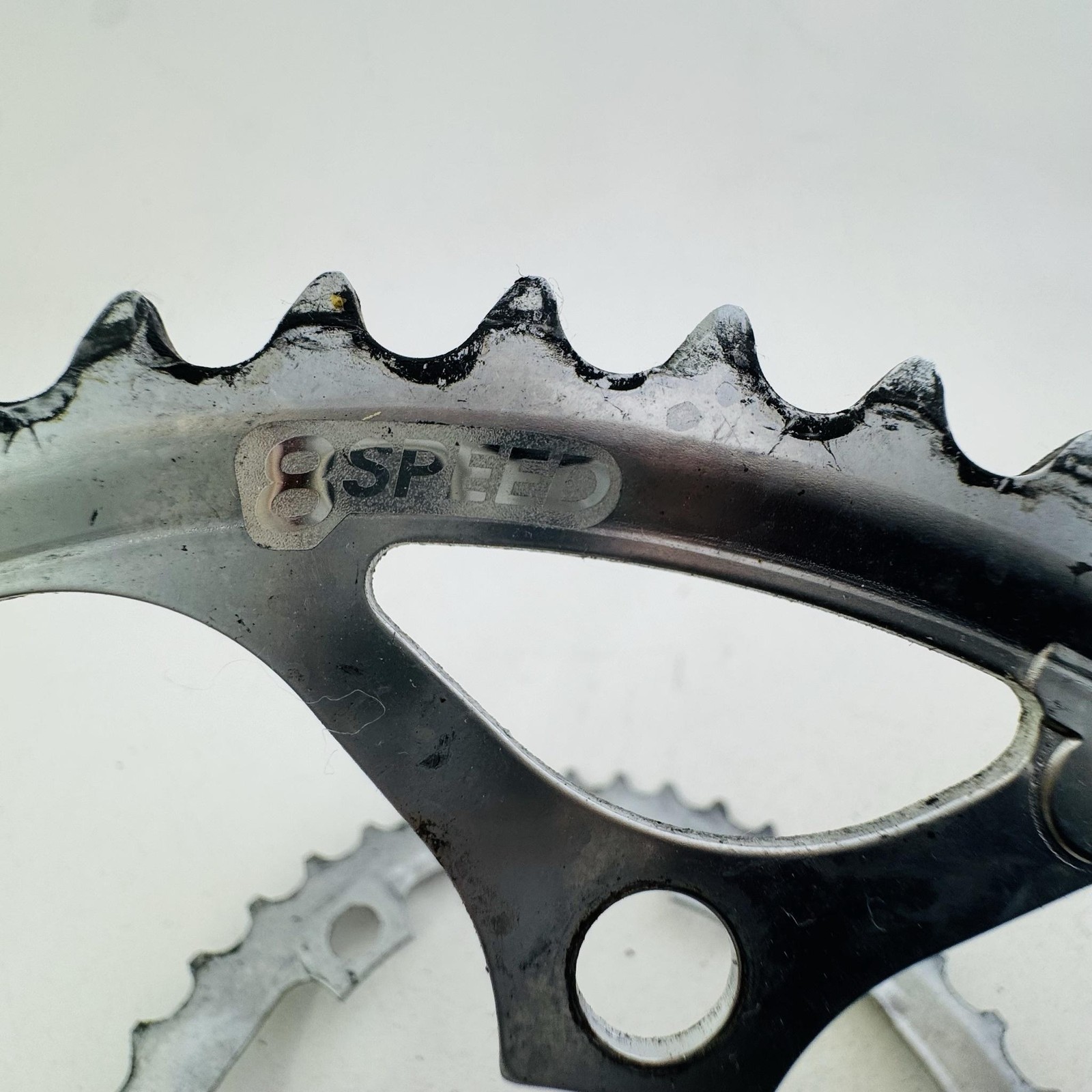 Vintage Shimano SG 52/42/30T Chainring Set 5-Bolt Silver 8/9 Speed Road Bike A83