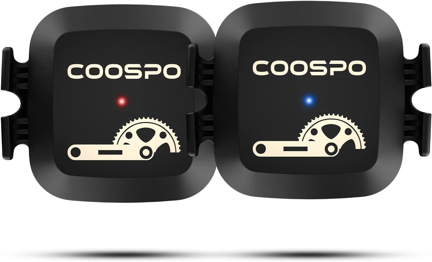 COOSPO Cadence Speed Sensor for Cycling, Wireless Bluetooth ANT+ Bike Black