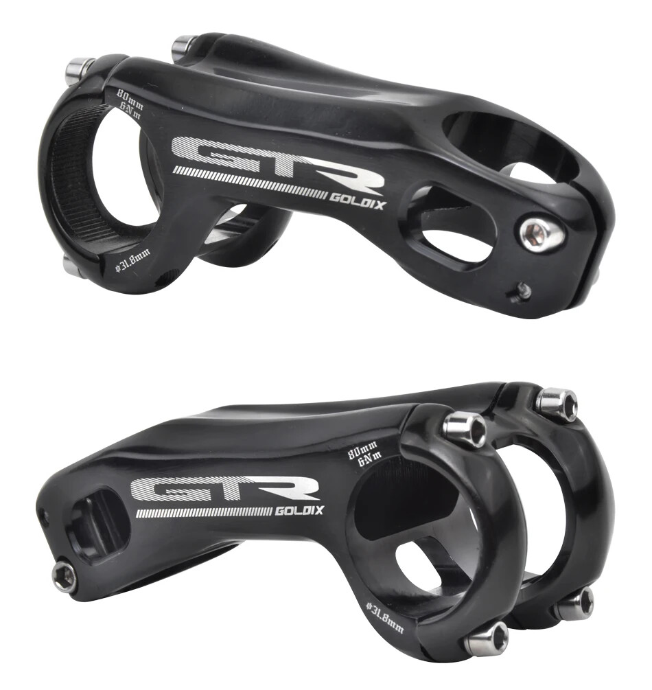 Bike Stem 80mm/90mm/100mm MTB Power Stem -17 Degrees Bicycle Table Compatible
