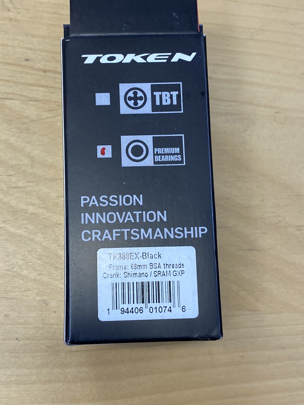 Token TK888 Threaded Bottom Bracket – English, Shimano HollowTech II / SRAM GXP,