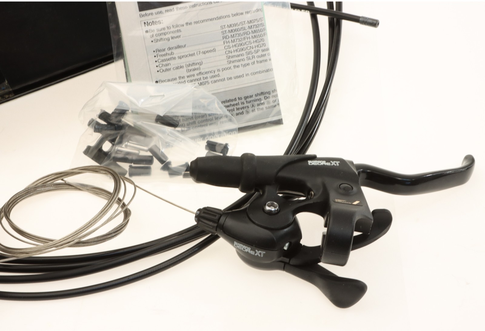 Shimano Deore XT ST-M095/ST-M075 3x7s Trigger Shifter Set Rapidfire Plus NOS NEW