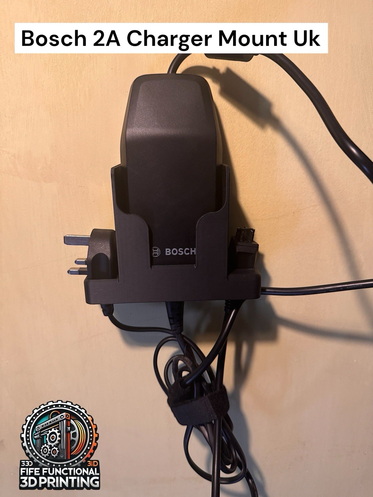 Bosch 2A Battery Charger Wall Mount – BPC3200 Cube, Haibike, Orbea, Trek, Scott