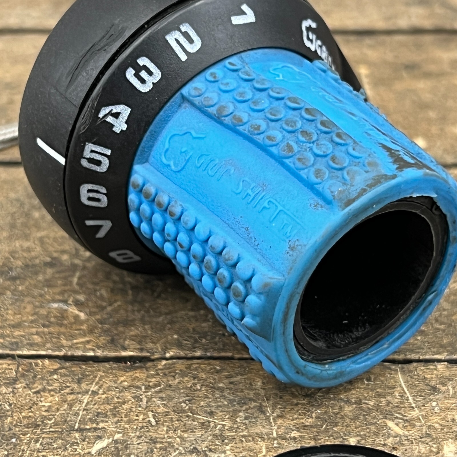 Vintage Grip Shift Shifter Blue Right 8 Speed 8s Gripshift Twist MTB Sram