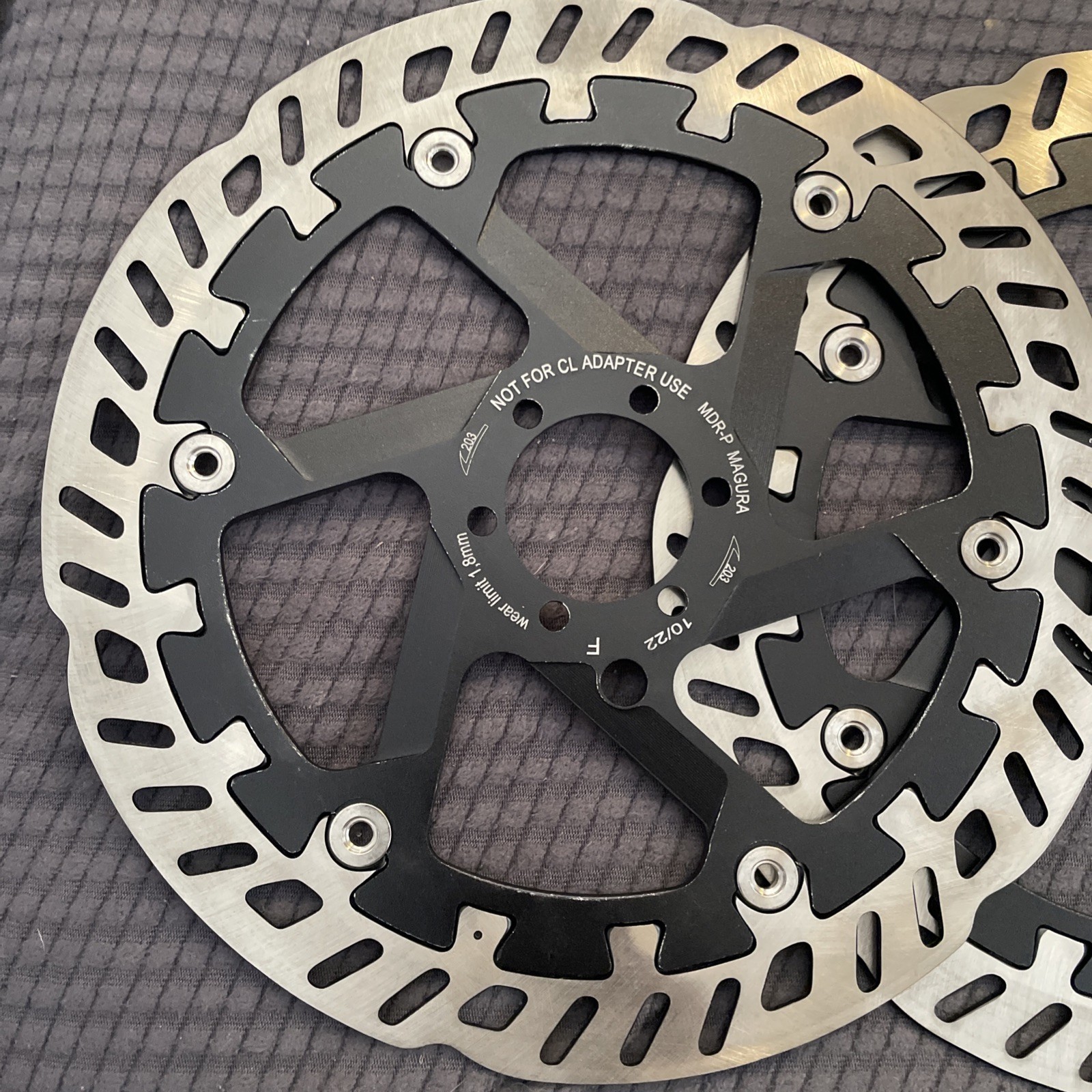 Pair Of magura mdr-p 203mm Brake Rotors