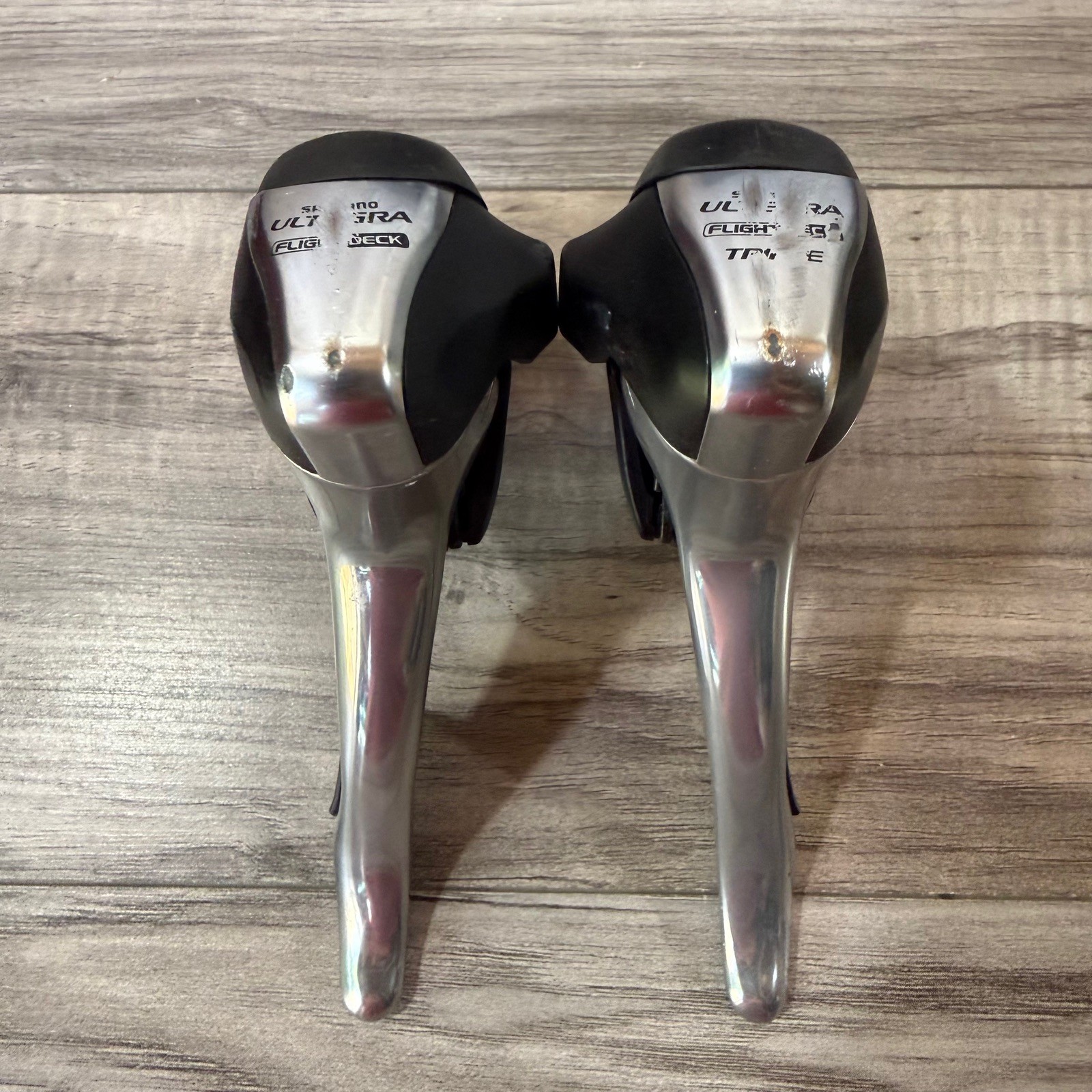 Shimano Ultegra ST-6603 3×10 Triple Shifters Brake Levers Silver STI Silver