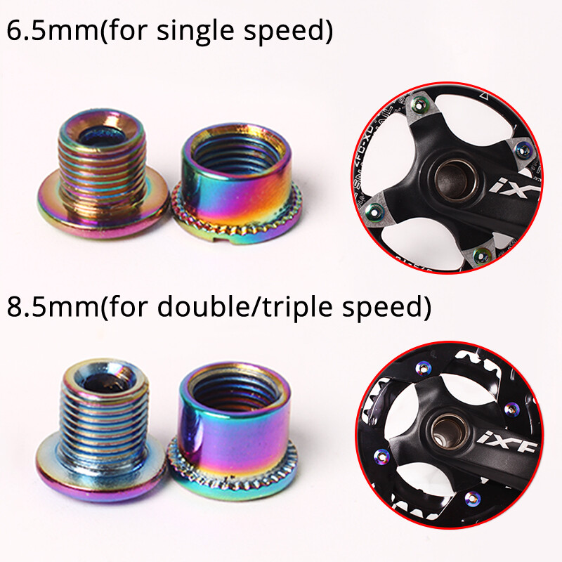 KRSEC MTB Road Bike Single Double Chainring Bolts Sprocket Chainwheel Screws