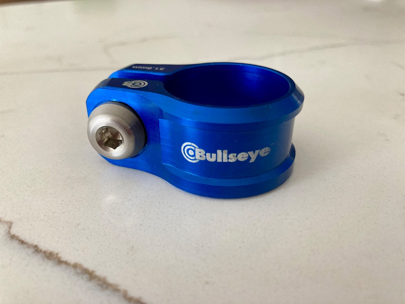 Bullseye Elite Fat Clamps Seatpost Clamp 31.8mm Blue BMX