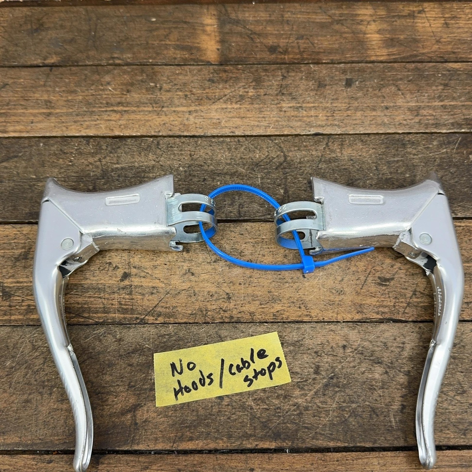 Vintage Shimano BRS Blaze Brake Lever Set NOS Aero Drop Bar Silver 23.8
