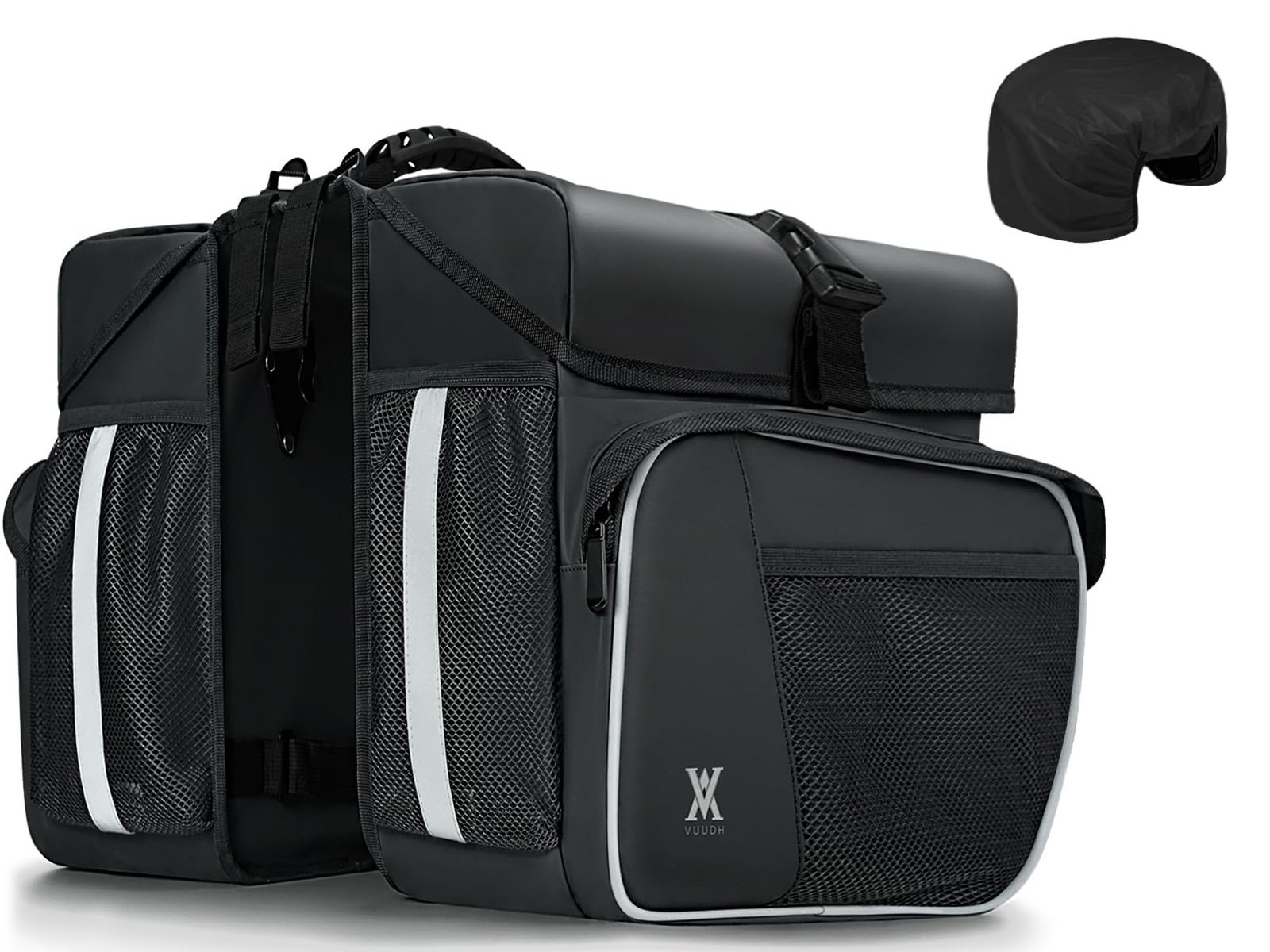 Waterproof Double Panniers Bag – 36L Saddle Bags for Rear Rack Bicycles with …