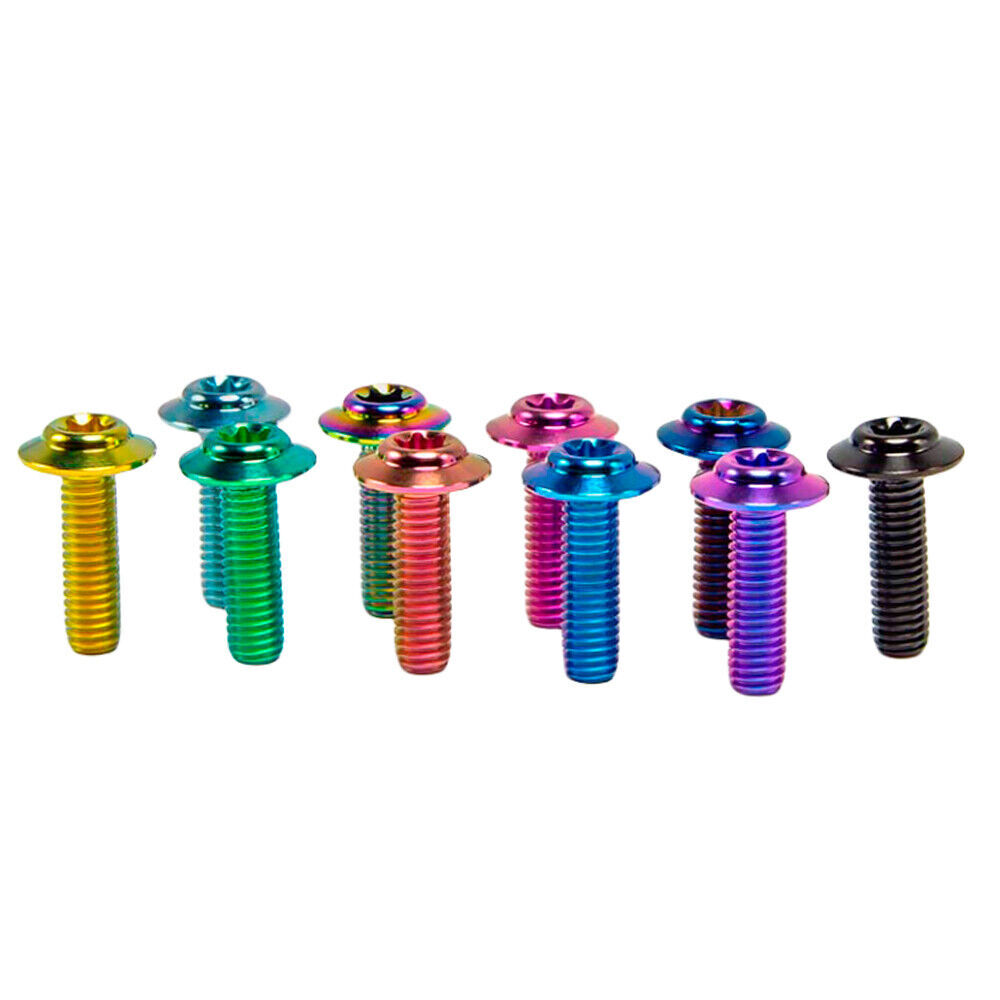 Titanium Screw M6x15 20 25 30mm Ti Bolt umbrella head motorcycle fastener