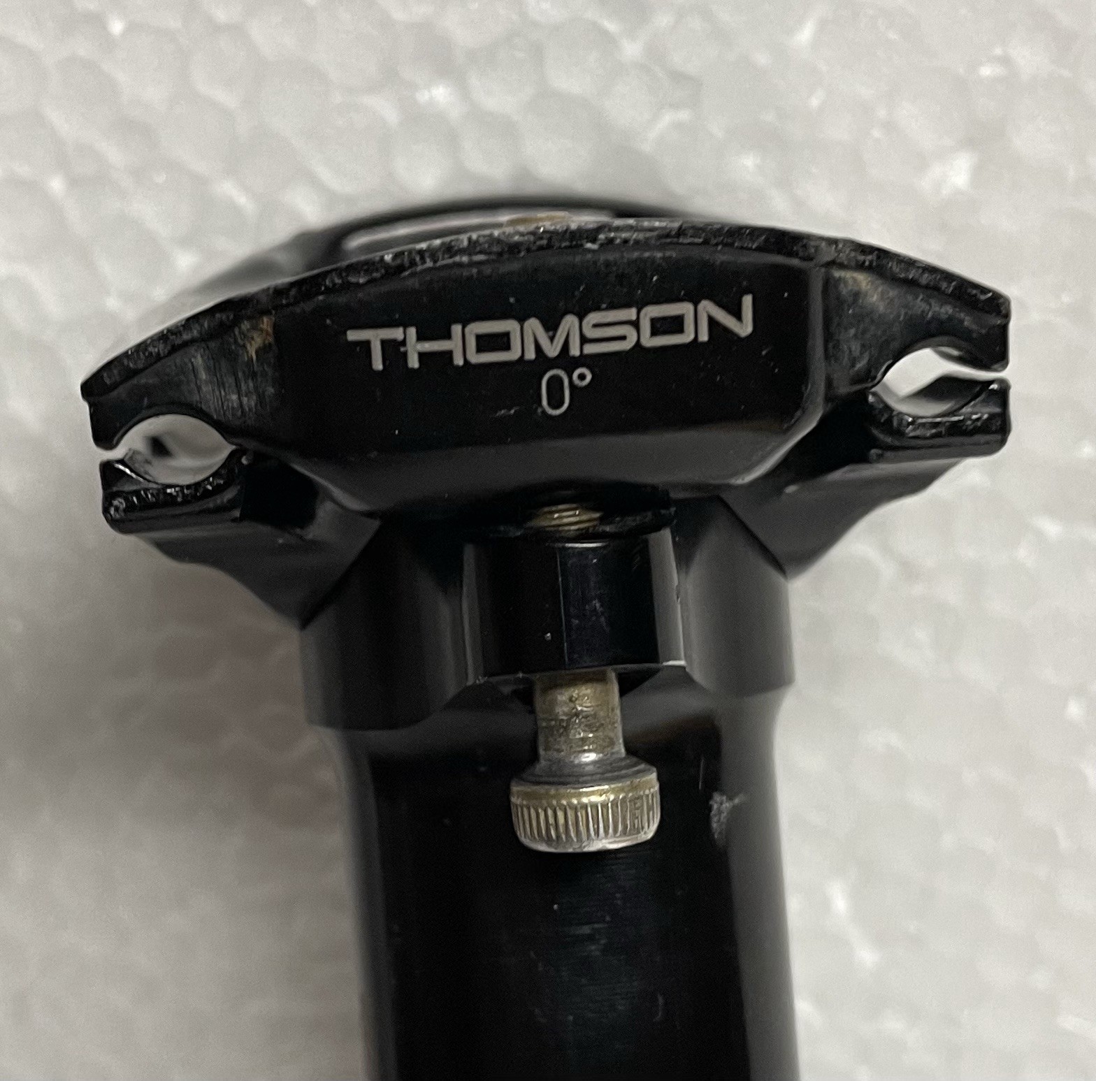 THOMSON Elite 0 degree Seatpost SP-E122 28.6 x 330 Black USA Lightly Used 19739
