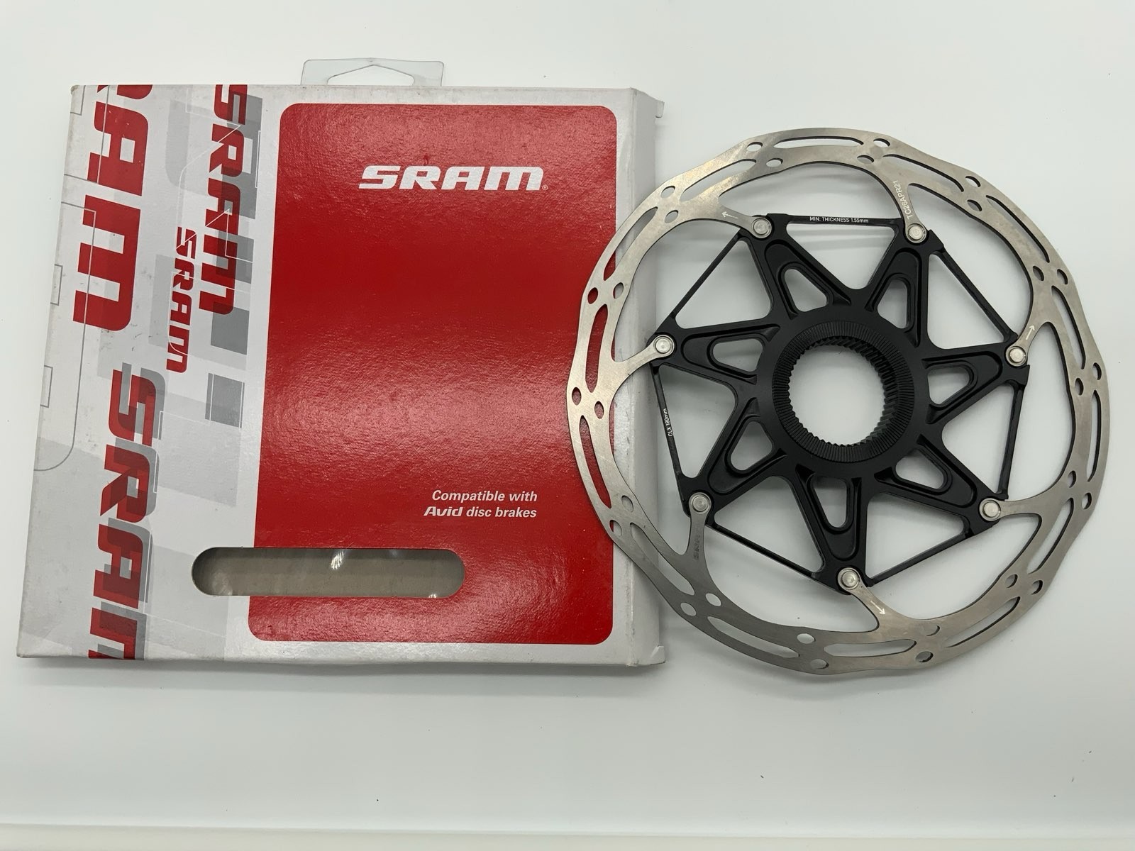 SRAM CenterLine X Disc Brake Rotor – 180mm, Center Lock, 1.85mm