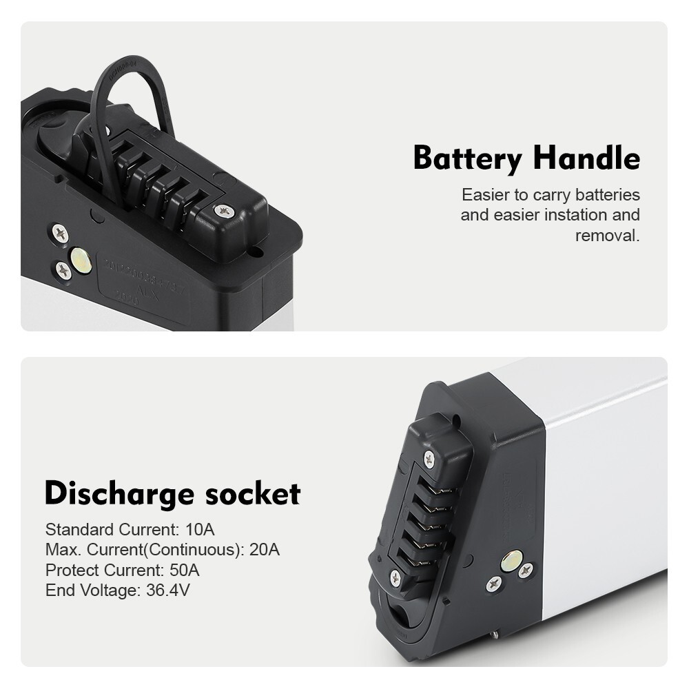 Lithium-ion Pedelec Battery 48V 11.6Ah for Samebike LO26 20LVXD30,LAFLY X3 X5