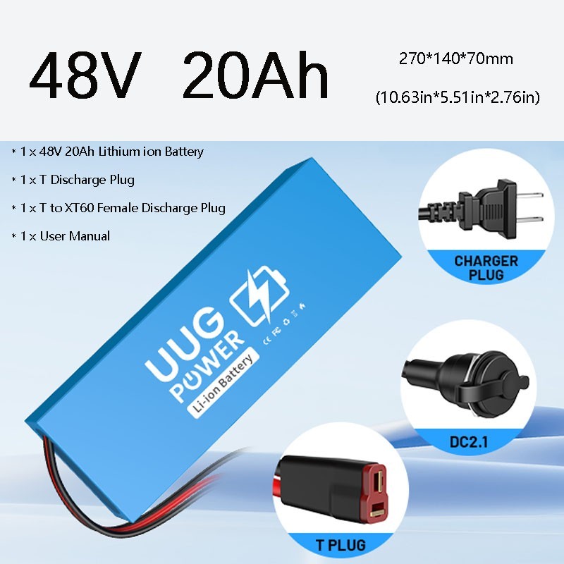 UUG 48V 36V 20Ah Battery For 200W-1200W Ebike Electric Bicycle Bike