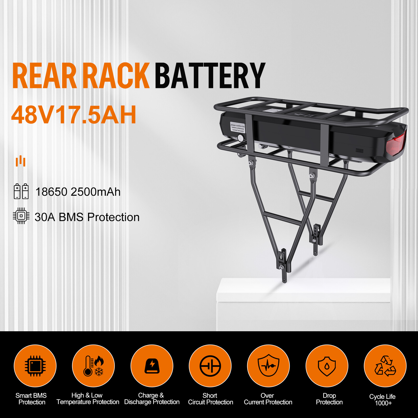 48V E-BIKE Li-oin Battery ebike 13AH-20AH Battery ebike Electric Bicycle Motor
