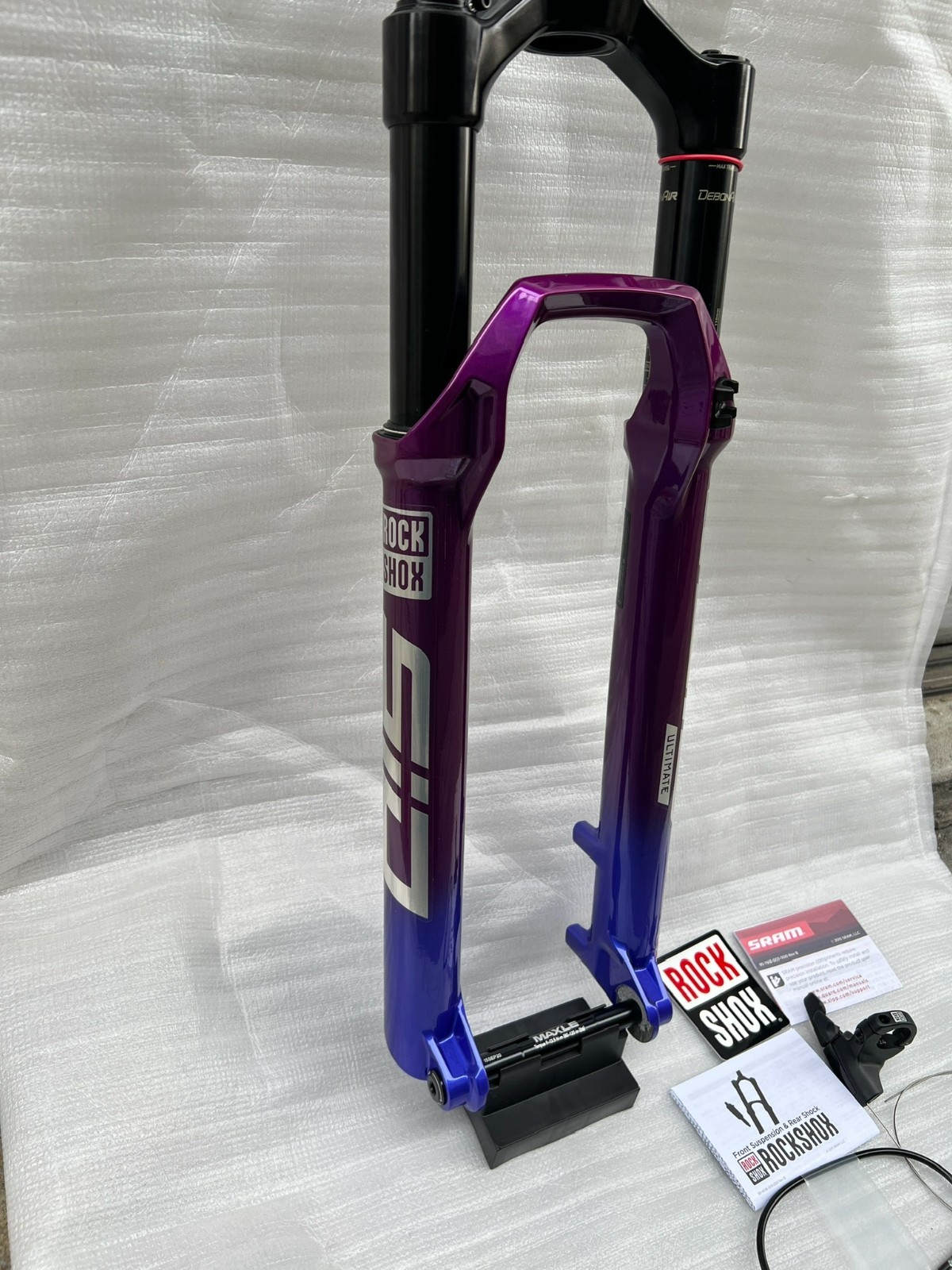 Brand New RockShox SID Ultimate 29″ 110mm Fork 15×110 Purple Blue RARE
