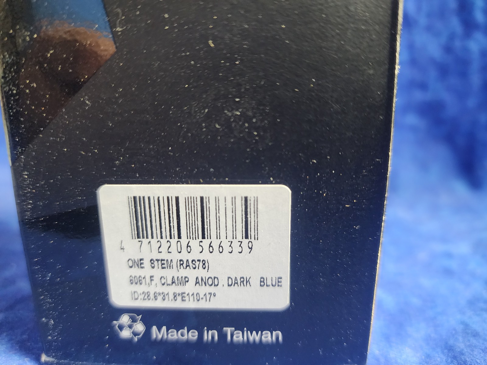 Control Tech One Stem RAS78 ID28.6 31.8 E110-17 Dark Blue