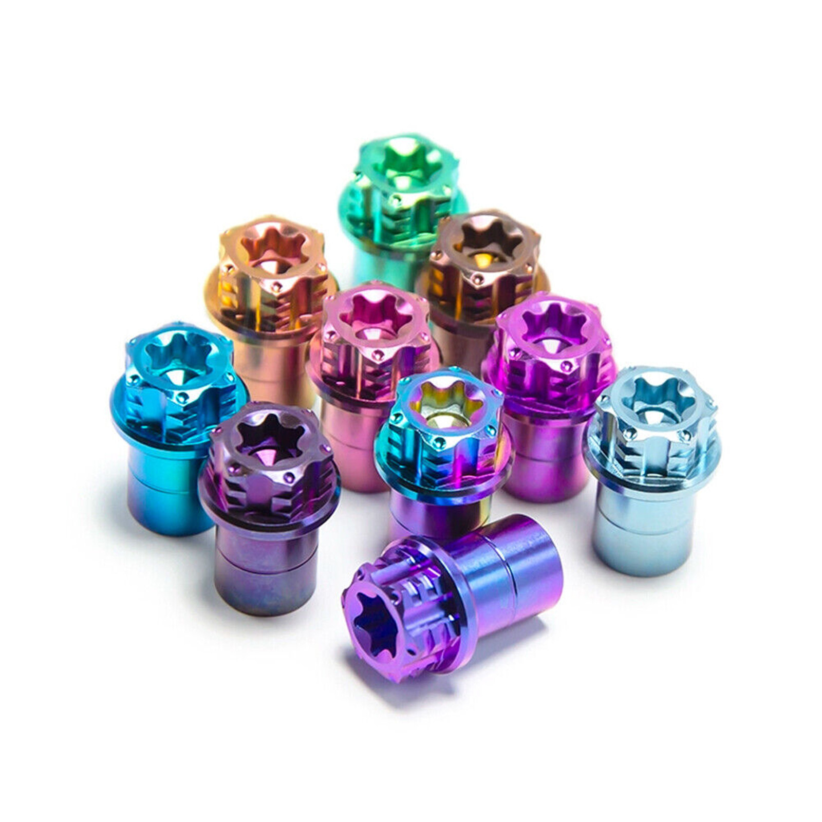 Titanium alloy Bike Car Wheel Tyre Tire Valve Stems Air Dust Cover Cap