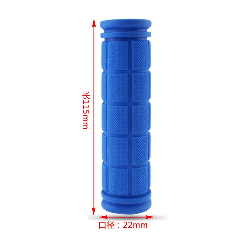 1Pair Bicycle Handlebar Grips Anti-skid Bike Handle Bar Grips Rubber Covers Fix