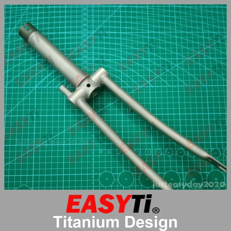 EasyTi/Titanium Rear Frame and Front Fork (Original Matte )for Brompton Bike