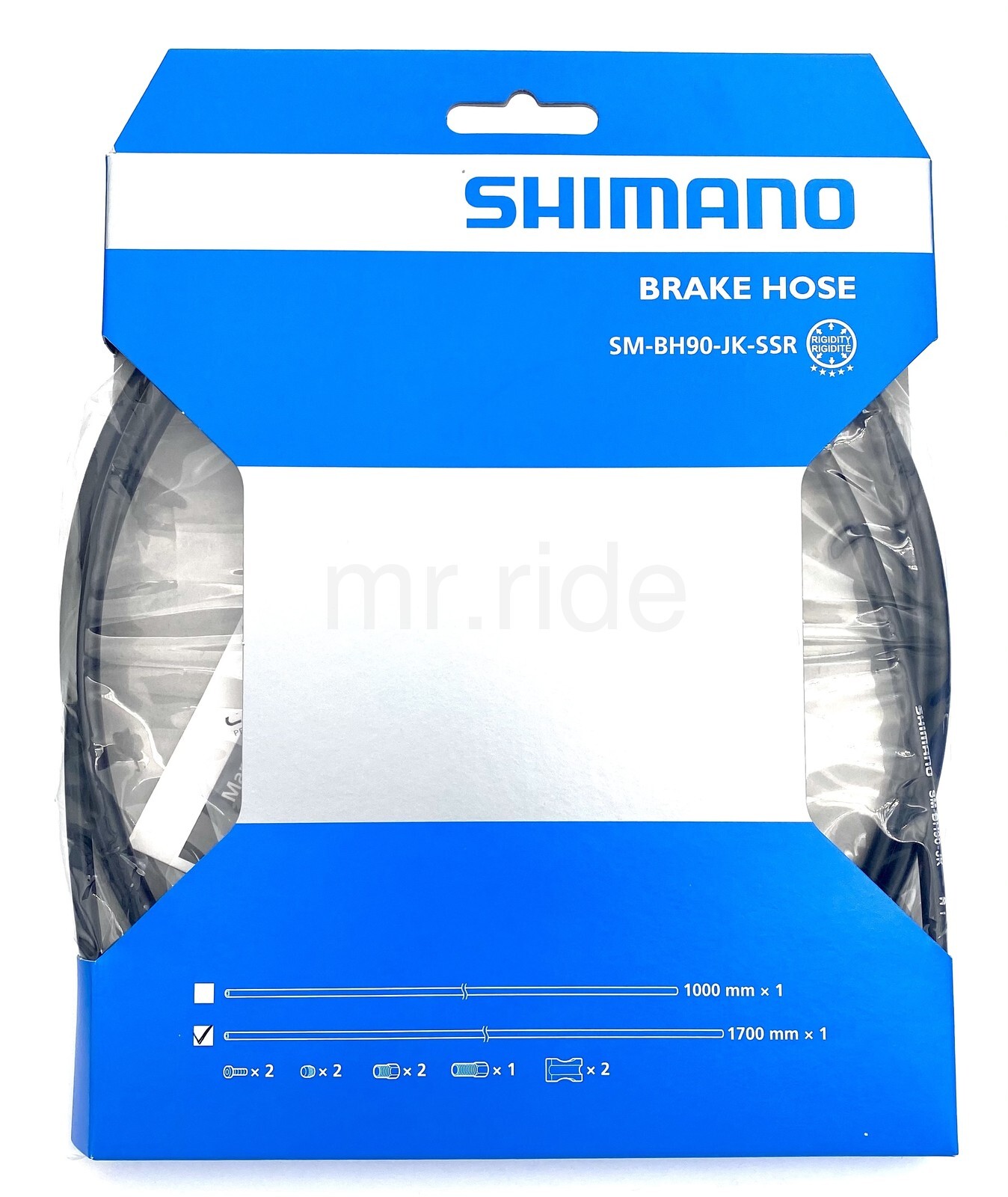 Shimano SM-BH90-JK-SSR Bike Brake Hose Rear Black 1700MM For R9180/R9170/R9270