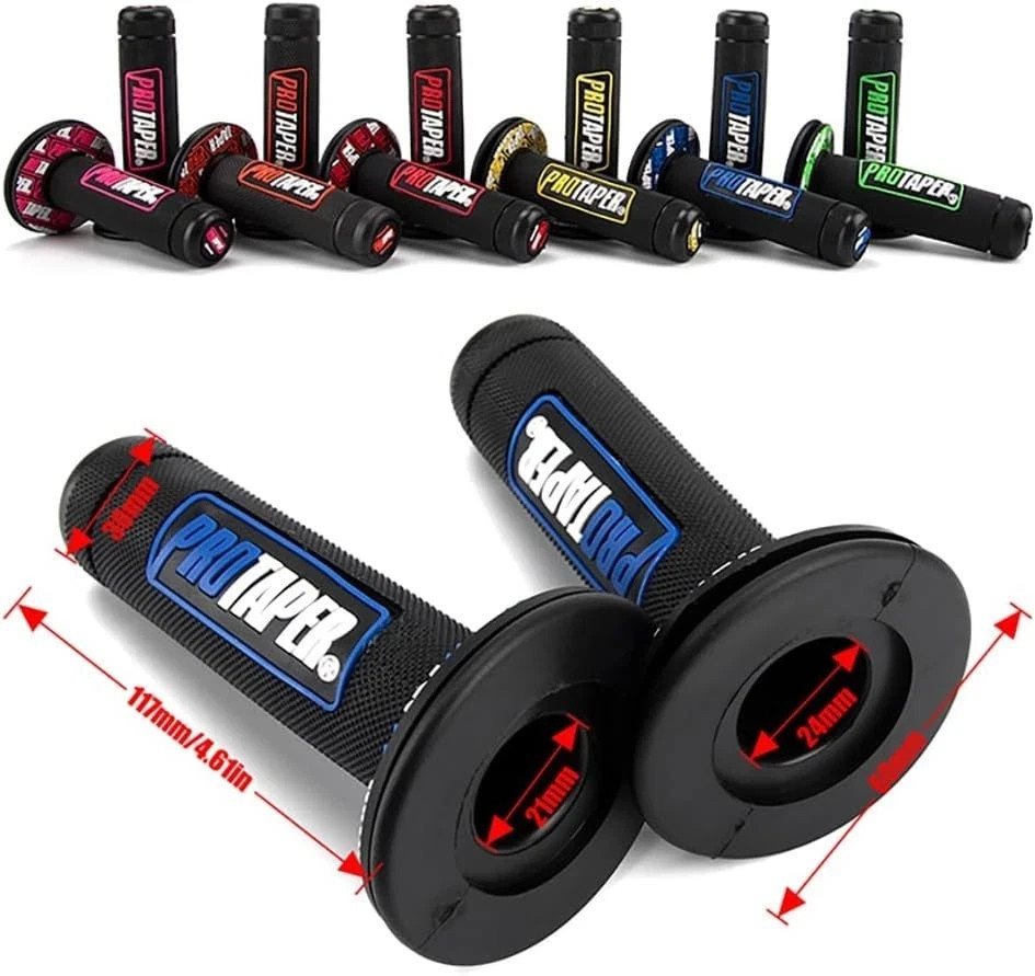 7/8” Motorcross Handle Grips Dirt Bike 22mm 24mm Truster Grips Motorcycle Er…