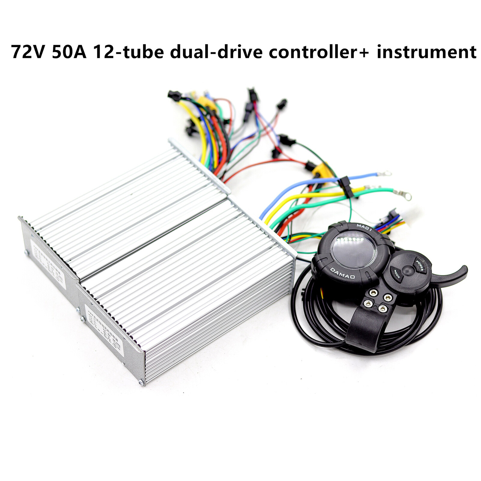 For Electric Scooter Acces Dual Drive Controller With LCD Display 48V60V72V50A