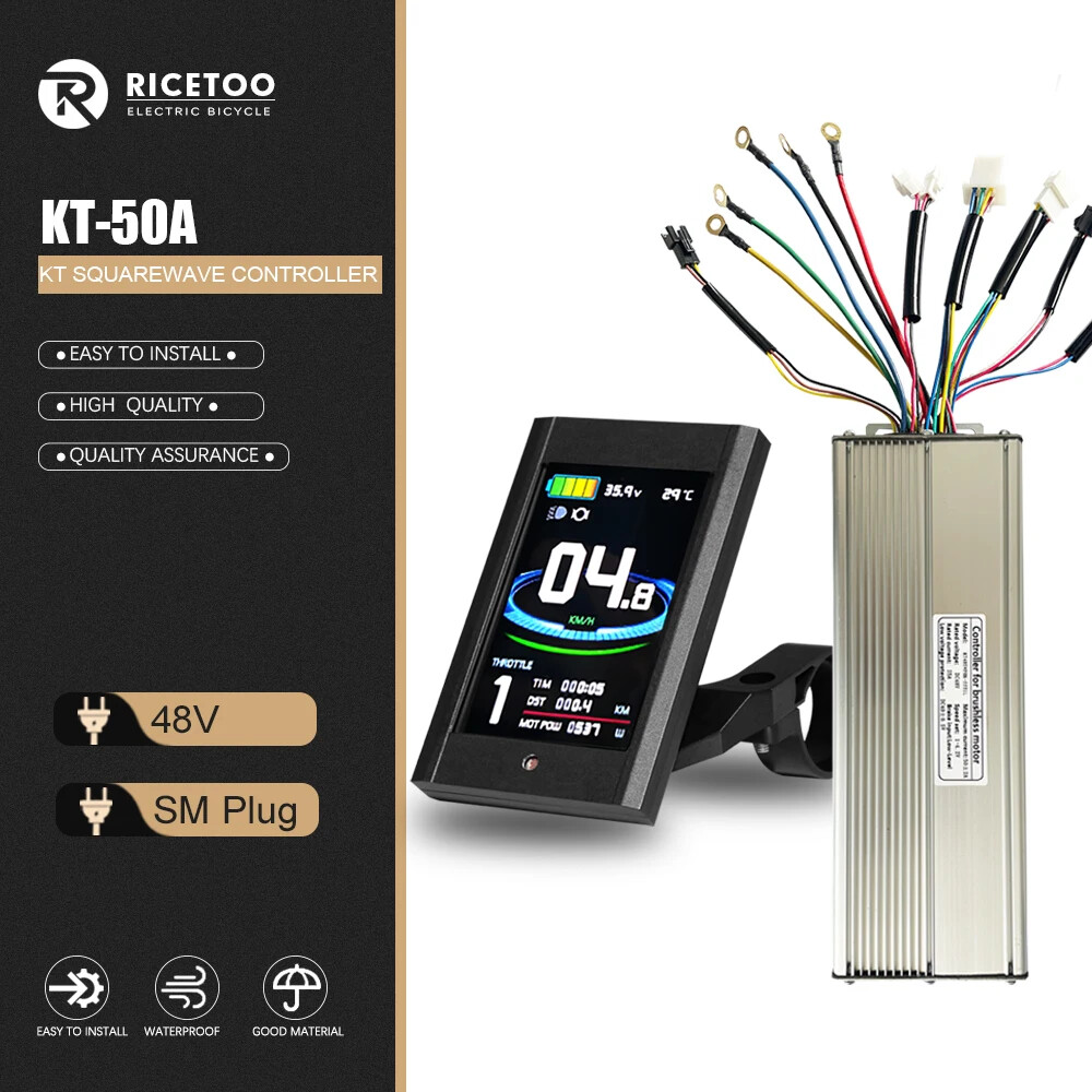48V 30A 35A 50A E-bike Squarewave Controller for 52V/60-90V 1000W-3000W Motor