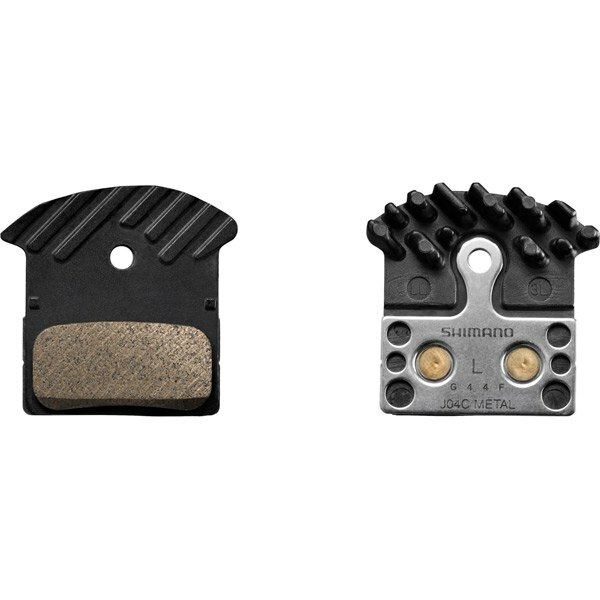 2Pairs Shimano J04C Metal Bike Disc Brake Pads XTR XT SLX ICE Tech Cooling Fin