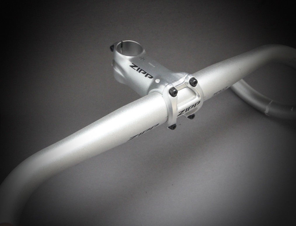ZIPP Service Course Stem / 1 1/8″ 80mm / Silver / 44cm Handle Bar #VELOWIZARD