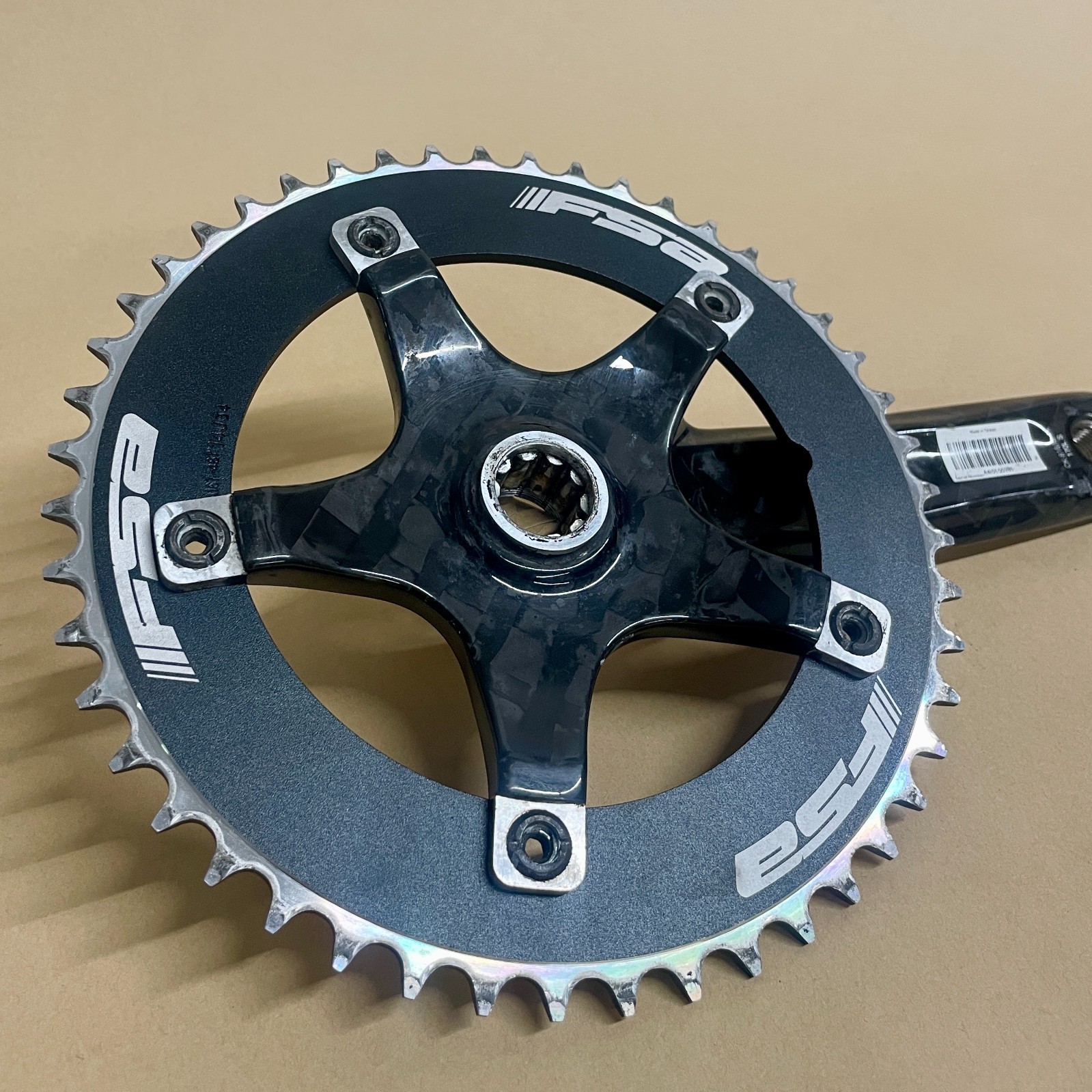 FSA Carbon Track 170mm 48T ISIS Crankset 144bcd