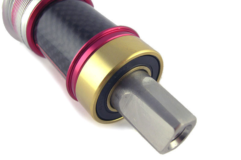 OMNI Racer Ti Ceramic JIS Steel Square Taper Bottom Bracket 68x116mm ENGLISH