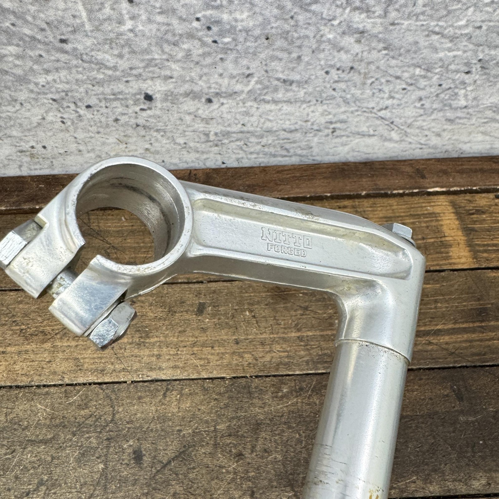 Vintage Nitto Forged Quill Stem 25.4 Clamp I-Beam Alloy Japan 70s Road Bike