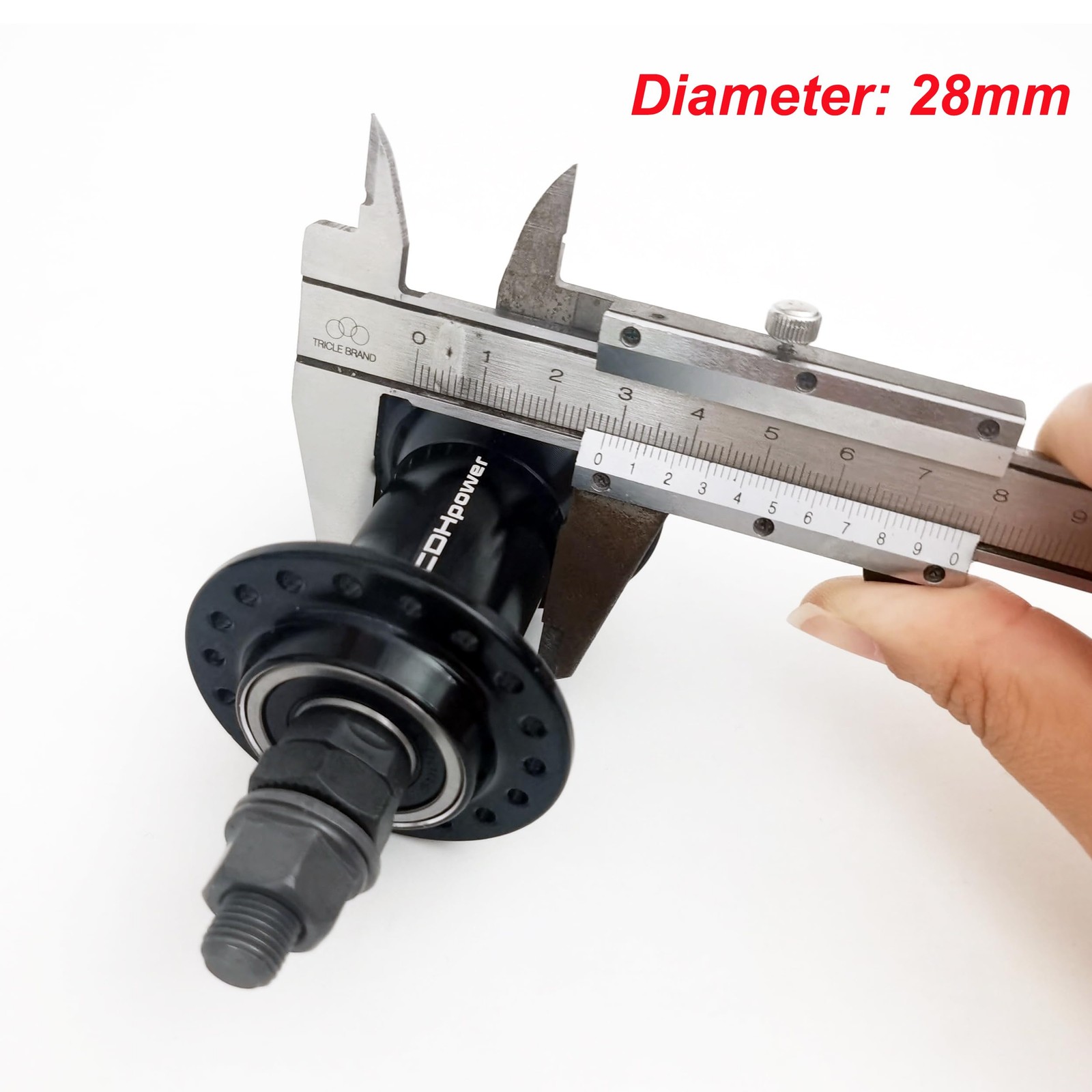 Bicycle Wheel Part Front Hub 36 Hole Aluminum Alloy Axle Component Piece