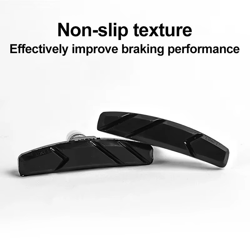 4 Pairs High Grade Cycling Bicycle Bike V Brake Pads 70mm Shoes Pads Black
