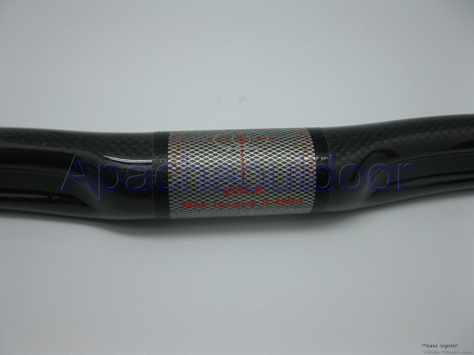 White Road Bike Full carbon handlebar 270g AHB15 420mm (center to center) US