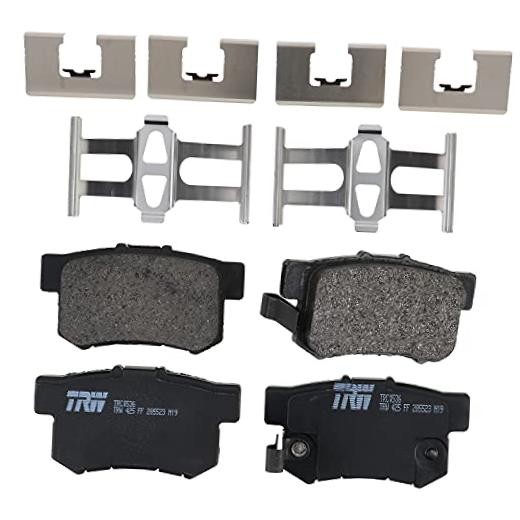 Pro TRC0536 Disc Brake Pad Set For Acura TL 1995-1996, Rear, And Other