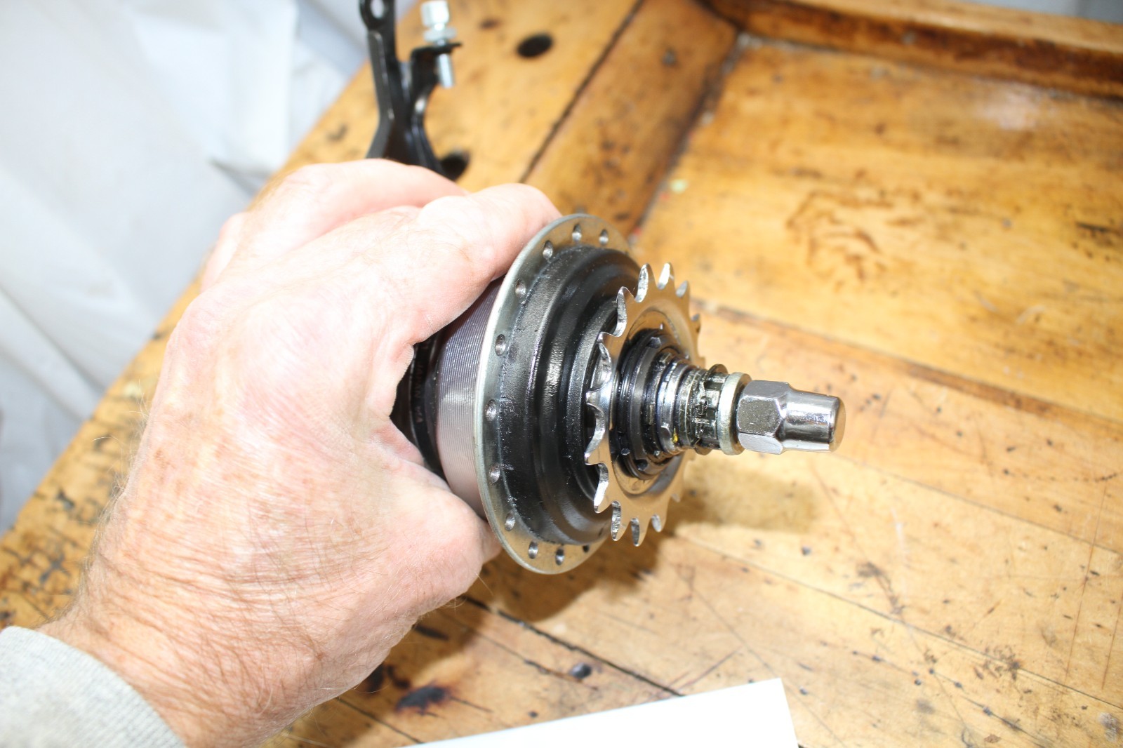 Shimano BR-IM31-R Hub, 16t, 36H
