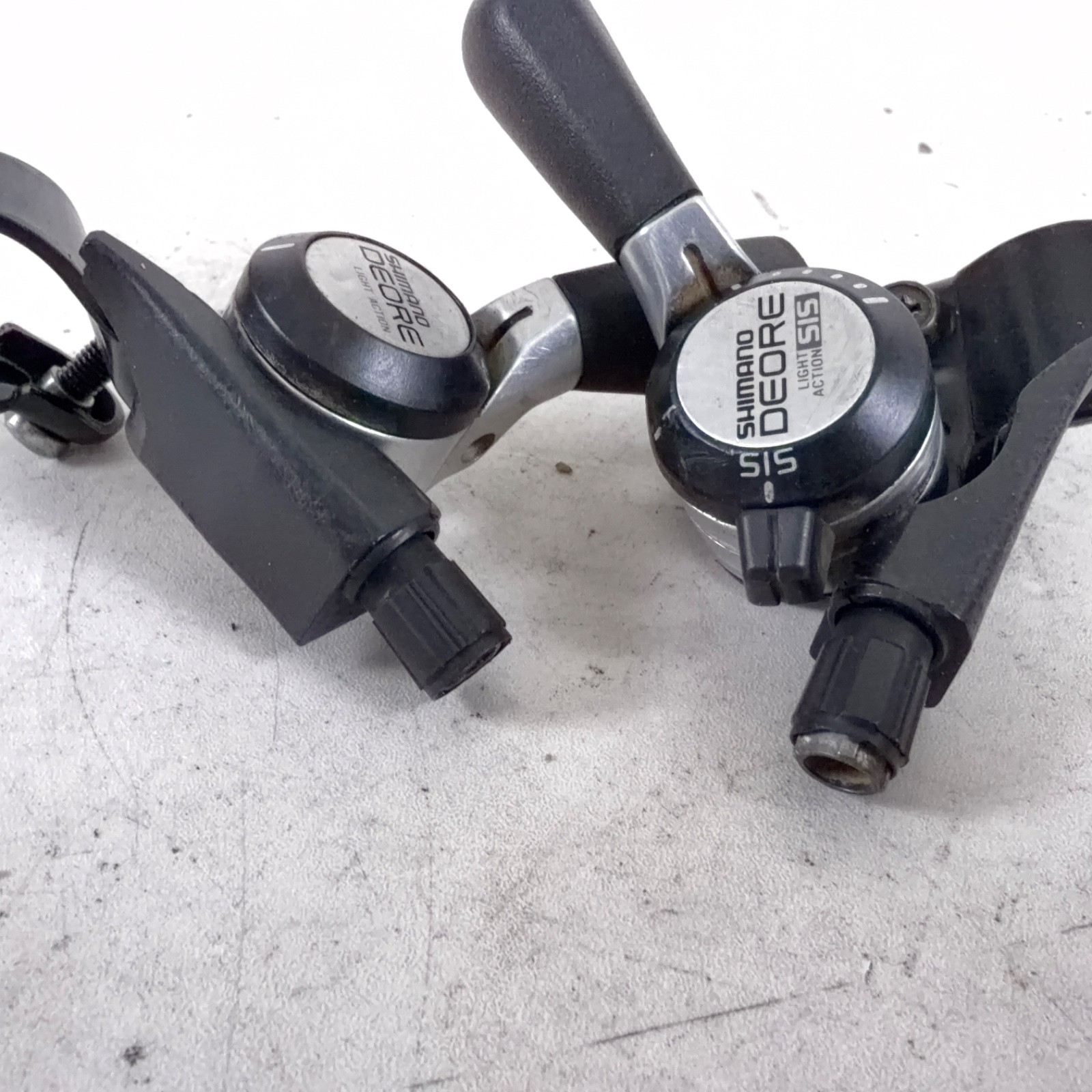 Vintage Shimano Deore SL-MT60 Thumb Shifter Set 6s SIS MTB Mountain Bike INdex