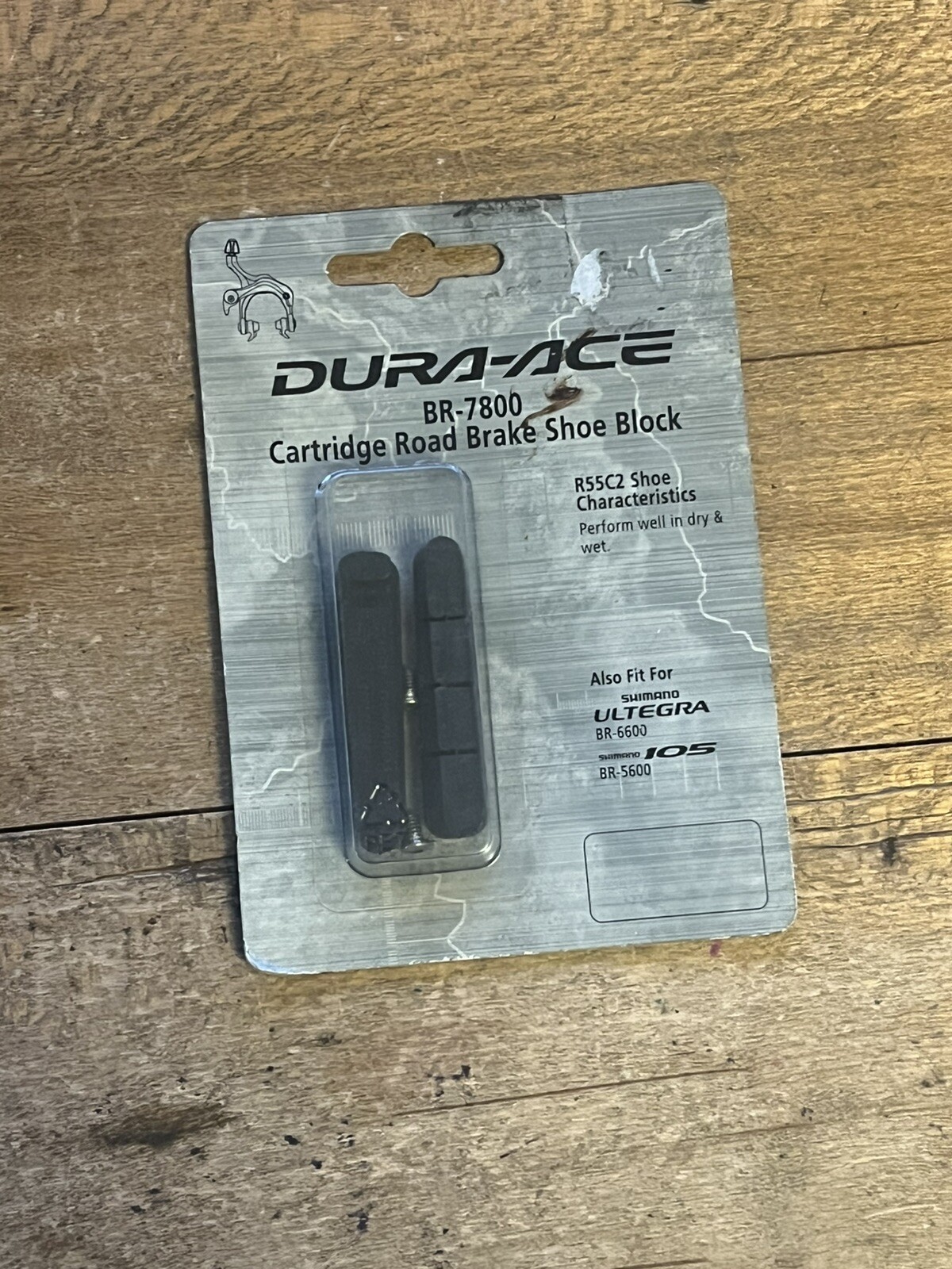 Vintage NOS Dura Ace BR-7800 Cartridge Road Brake Shoe New In Box 6600/5600