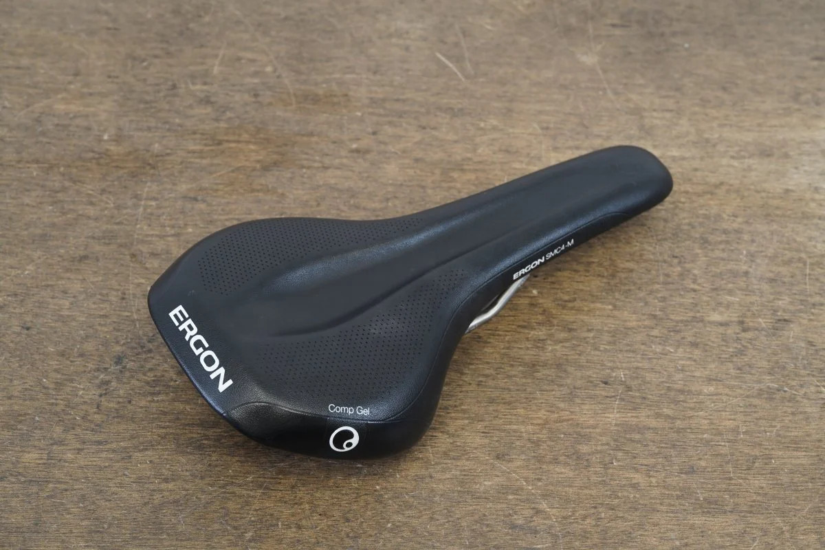 148mm Ergon SMC4-M Comp Gel Men TiNox Rail Road Saddle 279g