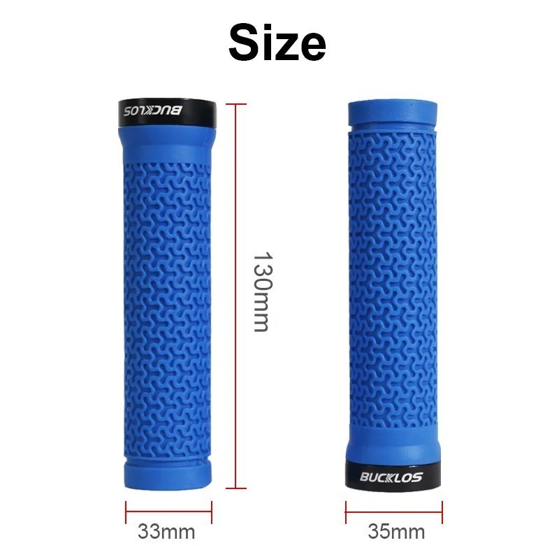 MTB Bicycle Handlebar Grips Rubber Anti-Slip Lock-On BMX Mountain Bike Covers